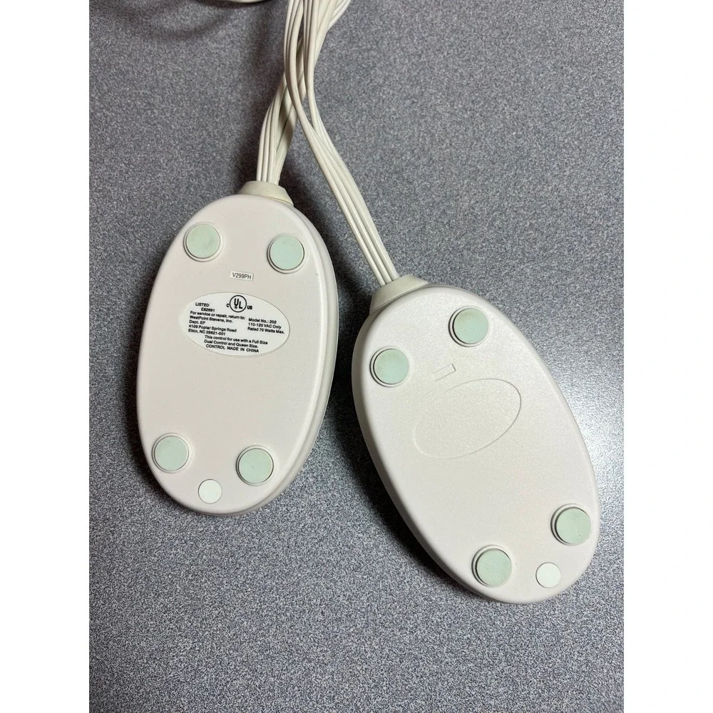 Westpoint Stevens Electric Heated Blanket‎ Dual Controller 3 Prong Model 202